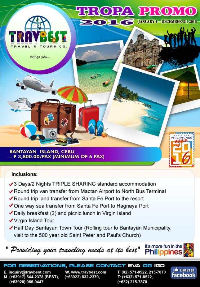 Bantayan Island (3D2N) | Travbest Travel & Tours