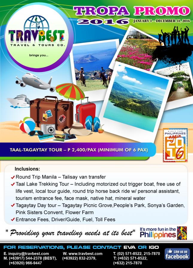 Taal Tagaytay Day Tour 2.4K